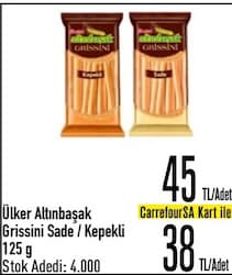 Ülker Altınbaşak Grissini 125 gr