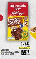 Kellogg's Coco Pops Jumbos Kakaolu Mısır Gevreği 700 gr