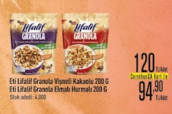 Eti Lifalif Elmalı Hurmalı Granola 200 gr