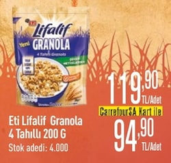 Eti Lifalif 4 Tahıllı Granola 200 gr