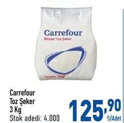 Carrefour Toz Şeker 3 kg