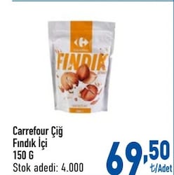 Carrefour 150 gr Çiğ Fındık İçi