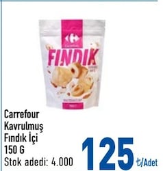 Carrefour 150 gr Kavrulmuş Fındık İçi