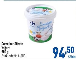 Carrefour Süzme Yoğurt 900 g