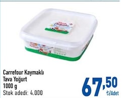 Carrefour Kaymaklı Tava Yoğurt 1000 g