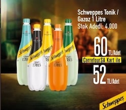 Schweppes Tonik 1 lt