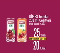 Dimes Nektari Teneke 250 ml