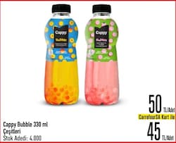 Cappy Bubble Ejder Meyvesi Çilek 330 ml