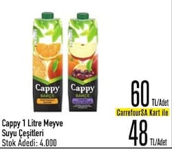 Cappy Bahçe 1000 ml Meyve Suyu