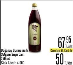 Doğanay Gurme Acılı Şalgam 750 ml