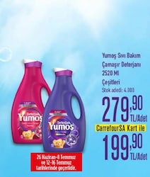Yumoş Sıvı Deterjan 42 Yıkama 2.52 lt