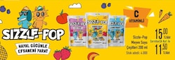 Sizzle-Pop Stay Funny Havuç Kırmızı Elma Çilek 200 Ml