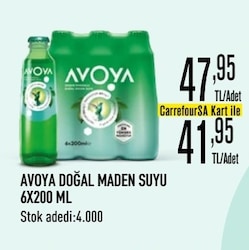 Avoya Sade Maden Suyu 6x200 ml