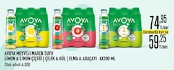 Avoya Limon ve Limon Çiçeği Maden Suyu 6x200 ml