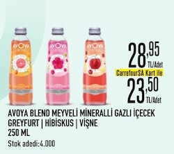 Avoya Blend Yasemin Çiçeği Limon Vişne Meyveli Maden Suyu 250 ml