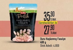 Duru Pratik Haşlanmış Fasulye 400 gr