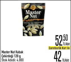 Master Nut Kabak Çekirdeği 120 gr