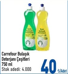 Carrefour 750 ml Sıvı Bulaşık Deterjanı