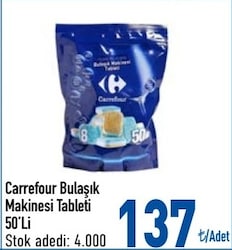 Carrefour 50'li Bulaşık Makinesi Tableti