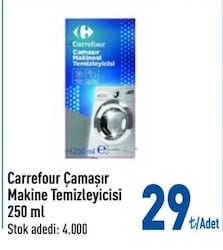 Carrefour Çamaşır Makine Temizleyicisi 250 ml
