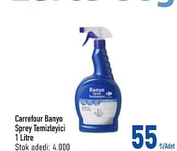 Carrefour Banyo Sprey Temizleyici 1 lt