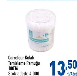 Carrefour 100'lü Kulak Temizleme Pamuğu