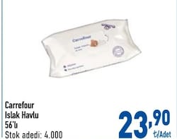 Carrefour 56'lı Islak Mendil