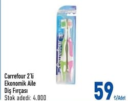Carrefour Ekonomik 2'li Aile Diş Fırçası