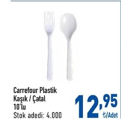 Carrefour Plastik Kaşık 10'lu