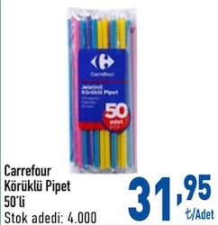 Carrefour Körüklü Pipet 50'li