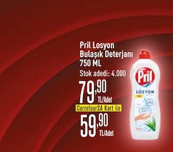 Pril Losyon Aloe Vera Sıvı Bulaşık Deterjanı 769 gr/750 ml