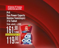 Pril 3'lü Makine Temizleyici Kapsül