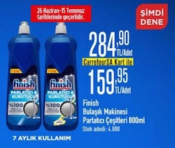 Finish 800 ml Bulaşık Makinesi Parlatıcısı