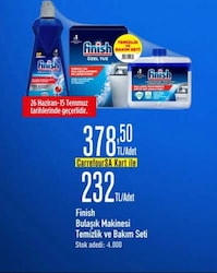 Finish Bulaşık Makinesi Temizlik ve Bakım Seti 