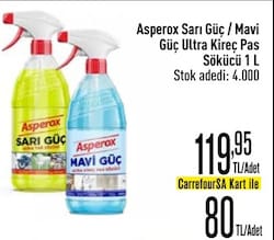 Asperox Sarı Güç Leke Temizleyici Sprey 1 lt