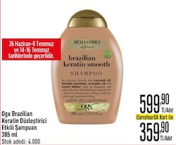 Ogx Brazilian Keratin Düzleştirici 385 ml Sülfatsız Şampuan