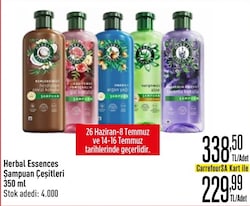 Herbal Essences Onarıcı Argan Yağı 350 ml Şampuan