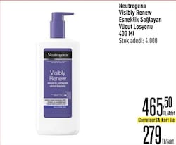 Neutrogena Visibly Renew Esneklik Sağlayan Vücut Losyonu 400 ml