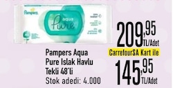 Prima Pampers Harmonie Aqua 48 Yaprak Islak Mendil