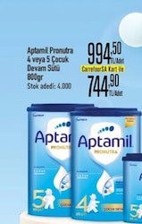 Aptamil 4 Çocuk Devam Sütü 800 gr