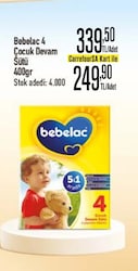 Bebelac 4 Devam Sütü 400 gr