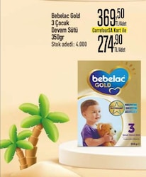 Bebelac Gold 3 Devam Sütü 350 gr