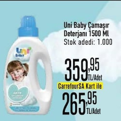 Uni Baby Aktif Sıvı Çamaşır Deterjanı 1500 ml