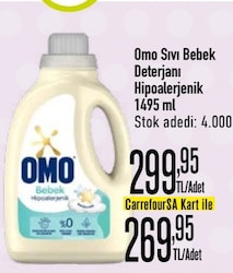 Omo Hipoalerjenik Sıvı Bebek Deterjanı 1.495 Ml