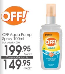 Off Aqua Pump Spray 100 ml