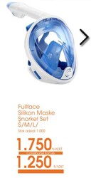 Intex Fullface Silikon Maske Şnorkel Set