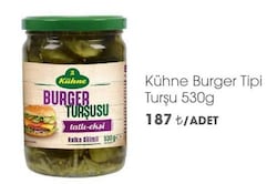 Kühne Burger Tipi Turşu 530 g