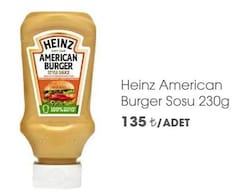 Heinz American Burger Sosu 230 g