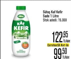 Sütaş Kaf Kefir Sade 1 lt