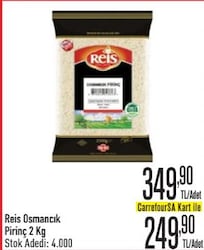 Reis Osmancık Pirinç 2 kg